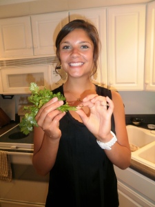 OLYMPUS DIGITAL CAMERA Parsley with no roots...yet!
